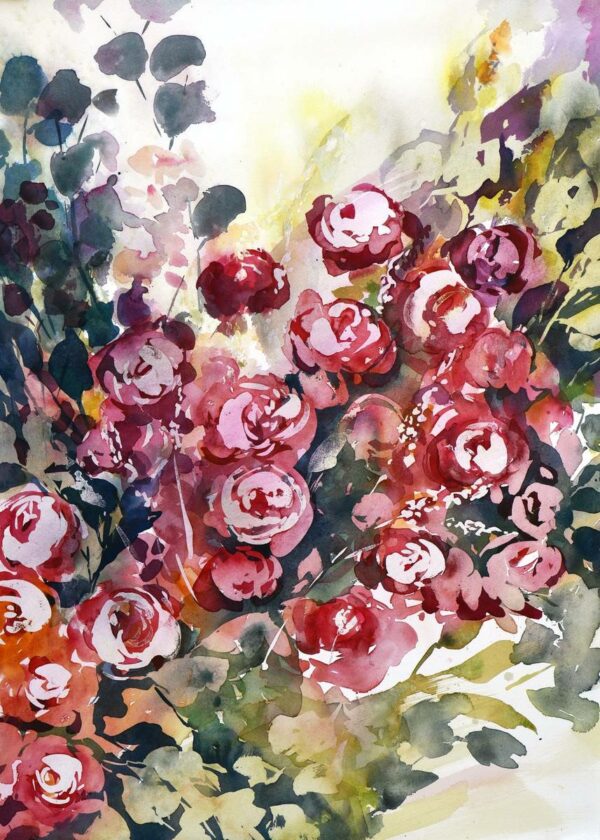 Roses ardentes