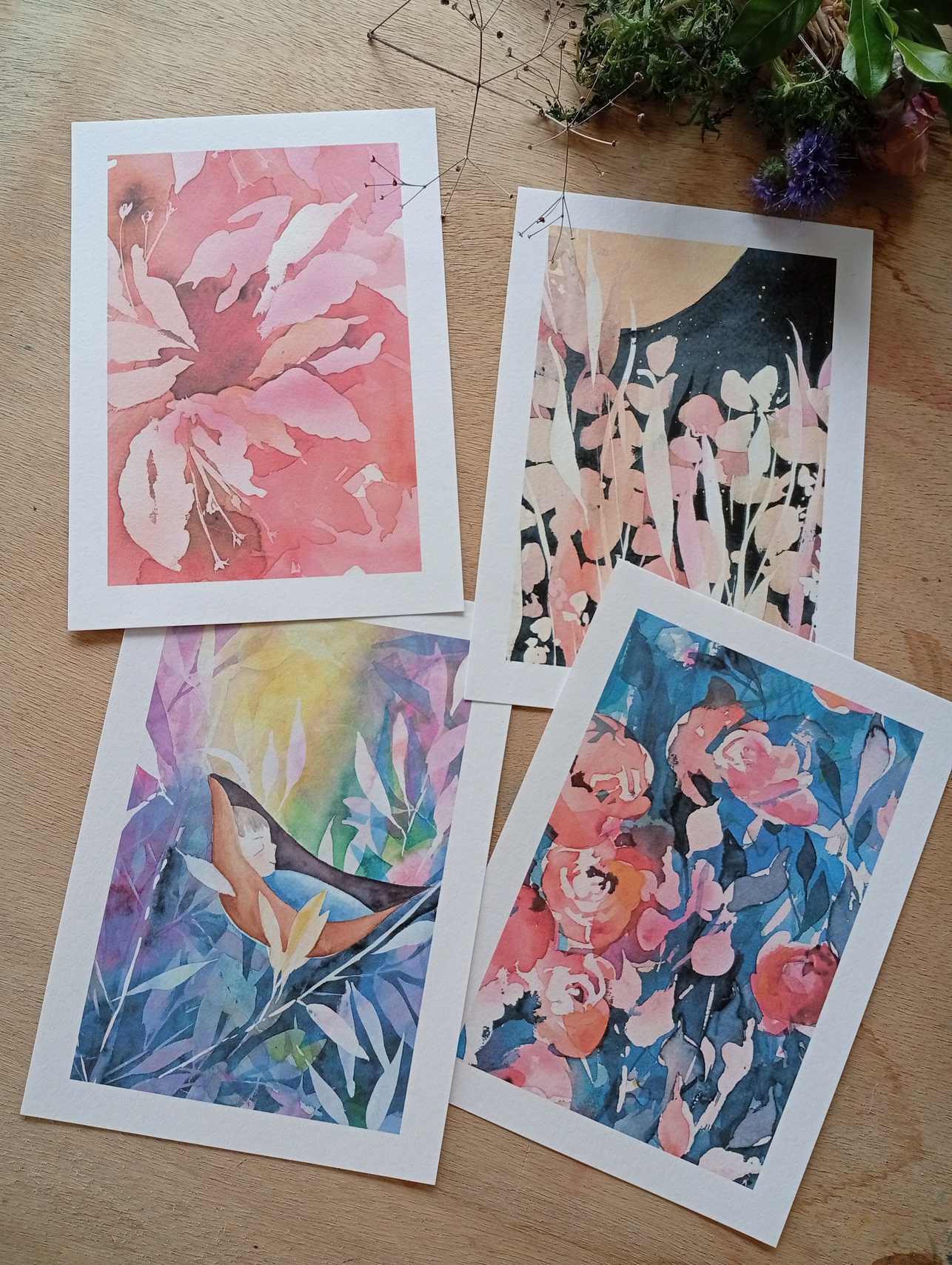 4 cartes "Douceur" – Image 2