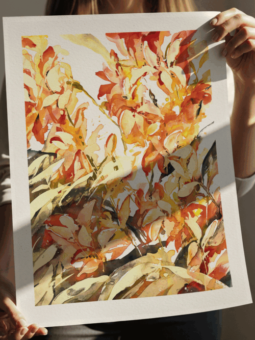 Art Print "Feu d'artifice" 60x80 cm