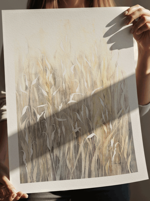 Art Print "Herbes folles" 60x80 cm